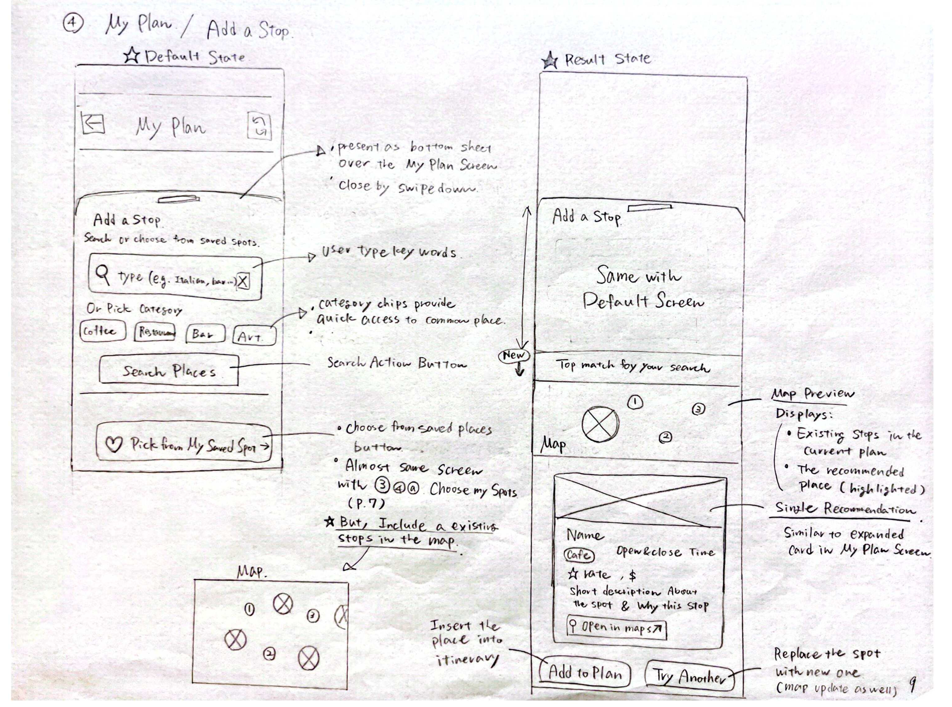 Add a Stop wireframe